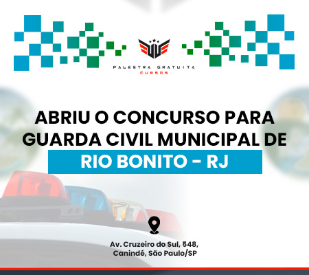 Como Funciona O Concurso Para Gcm De Rio Bonito Rj Loja Virtual