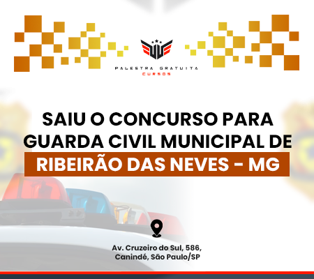 Como Funciona O Concurso Para Gcm De Ribeir O Das Neves Mg Loja Virtual