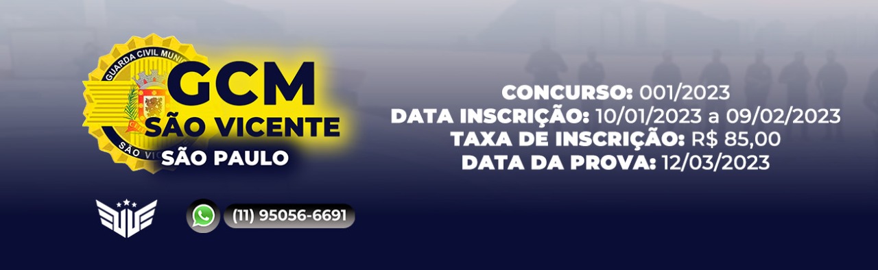 Como Funciona O Concurso Para Gcm De S O Vicente Sp Loja Virtual