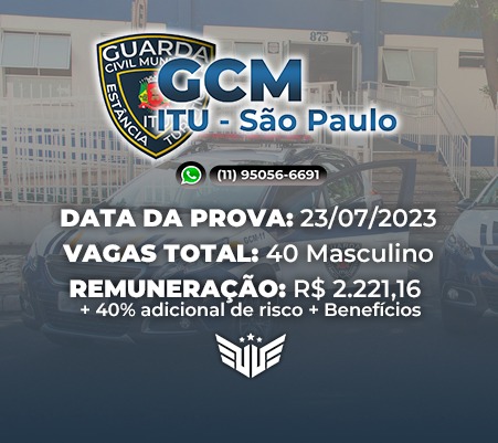 Como Funciona O Concurso Para Gcm De Itu Sp Loja Virtual