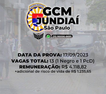 COMO FUNCIONA O CONCURSO PARA GCM DE JUNDIAÍ SP Loja Virtual