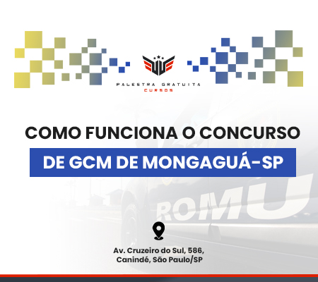 COMO FUNCIONA O CONCURSO DE GCM DE MONGAGU SP