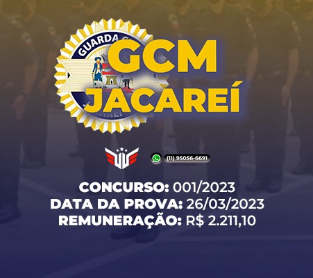 COMO FUNCIONA O CONCURSO PARA GCM DE JACARE SP