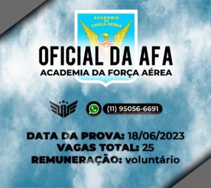 COMO FUNCIONA O CONCURSO PARA OFICIAL DA AFA